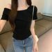Women's Clothing Women's Short Sleeve T-Shirt Summer Style Off Shoulder Beautiful Back Pure Cotton Unique Design Trendy_ecoleips.com
