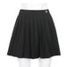 Sports Letter Solid Embroidery Academy Style Anti Glare Pleated Half Short Skirt Women_ecoleips.com