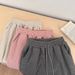 Women's Half-Zip Stand Collar Sweatshirt & Jogger Set – Minimalist Pullover Hoodie & Straight-Leg Pants (M-XXL)_ecoleips.com