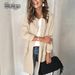 2025s 2025 Popular Autumn And Winter New Item Solid Color Long Sleeved Pocket Casual Suit Jacket Women's Clothing_ecoleips.com