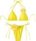 Women's Three Dimensional Flower Swimsuit Bikini Set Fashion Sexy Clothing Beachwear_ecoleips.com