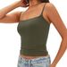 Women's Sexy Sleeveless Tank Top With Built-in Bra - Stretchy Slim Fit Camisole For Casual & Streetwear (Multiple Colors & Sizes)_ecoleips.com