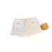 White High Waisted Skinny Denim Shorts for Women Sexy Slim Fit Stretchy Straight Leg Casual Spring/Summer Decorative Pocket_ecoleips.com