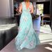 2026 European And American Foreign Trade Women's Summer New Fashion Off-shoulder Backl Printed Chiffon_ecoleips.com