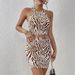 Sexy For Women Summer New Fashion Halter Neck Strap Bodycon Slimming Skirt Two-Piece Set Trendy_ecoleips.com