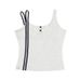 Summer New Women's Retro Color Block Vest Slim Fit Short Top American Street Style Hot Girl Trend 2025_ecoleips.com