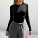 DiYun 2025 Spring/Summer European And American Y2K Knitted Solid Color Slim Fit Round Neck Long_ecoleips.com