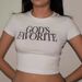 Qi Duo Cross-Border Summer European American Sweet And Spicy Style Top Round Neck Pullover Short Sleeve Letter Print_ecoleips.com