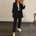Aria Basics Aria Basics European And American Cross-border Women's Clothing 2025 New Style Double-layer Crepe Loose Plus-size Collared_ecoleips.com