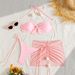 Women's Clothing Two Piece Swimsuit Sexy Bikini Three Piece Swimwear Polyester Regular Fit For All Seasons_ecoleips.com