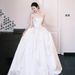 Women's Clothing Light Wedding Dress Tube Top Satin High Grade Bride White Dress Engagement Reception Tail Out Of The Dress For Women_ecoleips.com