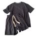 Women's Clothing Pocket Sports Shorts Two Piece Summer Loose Elastic Casual Solid Color Suit_ecoleips.com