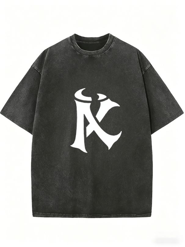 Women's Mineral Washed Casual Shirt, Soft Comfortable Summer Tee_ecoleips.com