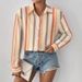 Women's Clothing Striped Shirt With Solid Color_ecoleips.com