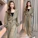Women's Fashion Set Spring Autumn Loose Hooded Sweatshirt Wide Leg Pants Casual Two-Piece Suit For Plus Size_ecoleips.com