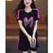 Plus Size Women's Summer Sporty Casual Fashion Set Loose Fitting Short Sleeved Two Piece Outfit Stylish And Youthful_ecoleips.com