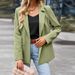 Self-Developed And Designed Short-Sleeved Casual Suit With Winter Versatile Jacket For Professional Women_ecoleips.com