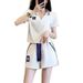 Internet Celebrity Fashion Casual Running Sports For Women, Summer Style, Stylish And Slimming, Short-Sleeved_ecoleips.com