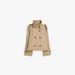 Retro Lapel Double Breasted Short Windbreaker Jacket For Women With Double Breasted Lace Up Versatile Long Sleeves New_ecoleips.com