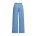 Women's Elastic Waist Straight Leg Jeans Loose Fit High Stretch Wide Leg Pants Autumn Winter New Style Denim_ecoleips.com