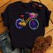 New Women's Loose-fitting European And American Spring-summer Floral Cycling Clothing_ecoleips.com