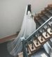 Women's Clothing Long Trailing Wedding Veil Wedding Dress Accessories Plain Yarn White Nude Yarn_ecoleips.com
