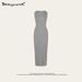 2025 Summer European And American Retro Kardashian Sexy Hot Girl Sleeveless Black Bodycon Inner Long Dress For Women_ecoleips.com