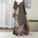 2025 Autumn Fashion Print Dress for Women Polyester Cross Border Trade Suitable for European And American Markets_ecoleips.com
