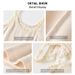 Women's Ribbed Cotton Lace Camisole Sexy Strapless Sleeveless Top Slimming Inner Layer Can Be Worn as Outerwear_ecoleips.com