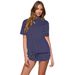 Cross-border European And American Women's Clothing 2026 Summer New Knitted Striped Fashion Casual Skirt Sports_ecoleips.com