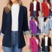 Elegant Autumn Winter Blazer With Lapel Collar & Slim Fit For Women - Stylish Office & Casual Wear_ecoleips.com