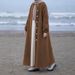 Women's Clothing Autumn And Winter New Solid Color Fashion Temperament Coat Long Cardigan Loose Coat_ecoleips.com