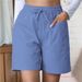 Aria Basics Aria Basics 2026 European And American Cross-border Summer New Style Loose Linen Casual Solid Color High-waisted Drawstring_ecoleips.com