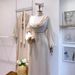 Women's Clothing Fashion Satin Puff Sleeve Pile Collar Dress_ecoleips.com