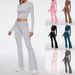 Women's Clothing Round Neck Two Piece Suit_ecoleips.com
