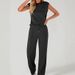 Women's Clothing Women's Solid Color Sleeveless Top And Wide Leg Pants Set Style Spring Summer Fashion Clothing_ecoleips.com