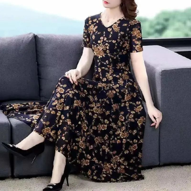 Stylish Plus-Size Dresses For Plus-Size Women Fashionable Spring/Summer Maternity Skirts That Slim Down_ecoleips.com