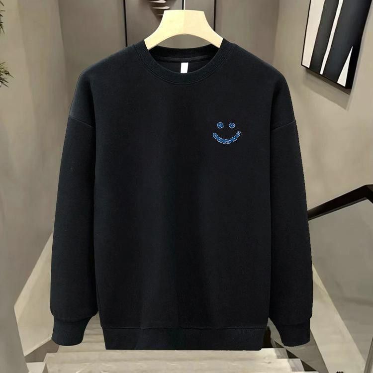 FW25 Matching Couple Cotton Crew Neck Sweatshirt - His & Hers_ecoleips.com