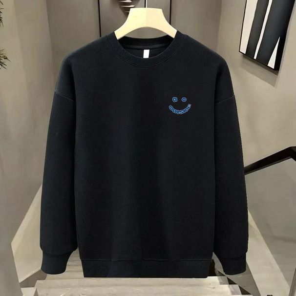 FW25 Matching Couple Cotton Crew Neck Sweatshirt - His & Hers_ecoleips.com