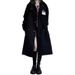 Spring And Autumn New Korean Style Mid-Length Over-the-Knee College Windbreaker For Female Students, Casual Sweet Loose_ecoleips.com