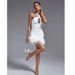 ng2510292 European American Women's Sexy Halter Neck With Rhinestones And Feathers, Backless Knitted Dress, Elegant Party Gown,_ecoleips.com