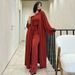 Women's Clothing Spring And Summer New Casual Loose Jacket Sleeveless Vest Wide Leg Trousers Three Piece Suit_ecoleips.com