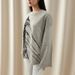 Power Tower Unisex Loose Fitting round Neck Knitwear Long Sleeved Jacquard Sweater Niche Design Artistic Top_ecoleips.com