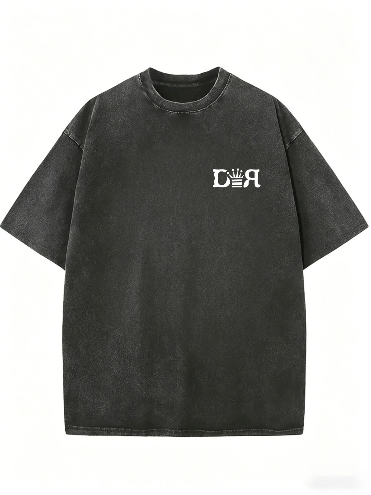 Women's Vintage Washed Everyday Tee, Oversized Crew Neck Casual Summer Shirt_ecoleips.com