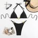 Women's Clothing New Two Piece Solid Color Bikini_ecoleips.com