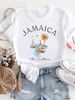 Euroean And American Cross-border Foreign Trade Women's Clothing, Urban Letter Rint Round-neck Short-sleeve T-shirt_ecoleips.com