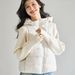 girl 25 Winter New Knitted Patchwork Korean Fashion Hooded Trendy Cotton Jacket For Women Short Style 22699_ecoleips.com