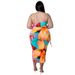 Women's Clothing Plus Size Floral Print Slip Dress Sleeveless Backless Maxi Dress For Women_ecoleips.com