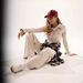 Women's Fashionable Two Piece Set Round Neck Button Long Sleeved Top With Elastic Waist Trousers Design Sportswear_ecoleips.com