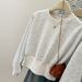Korean-style Real-shot Early Spring And Autumn Long-sleeve Sweatshirt For Women, Loose Fit, New Thin Design,_ecoleips.com